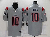 Nike Patriots 10 Mac Jones Gray Inverted Legend Limited Jersey,baseball caps,new era cap wholesale,wholesale hats